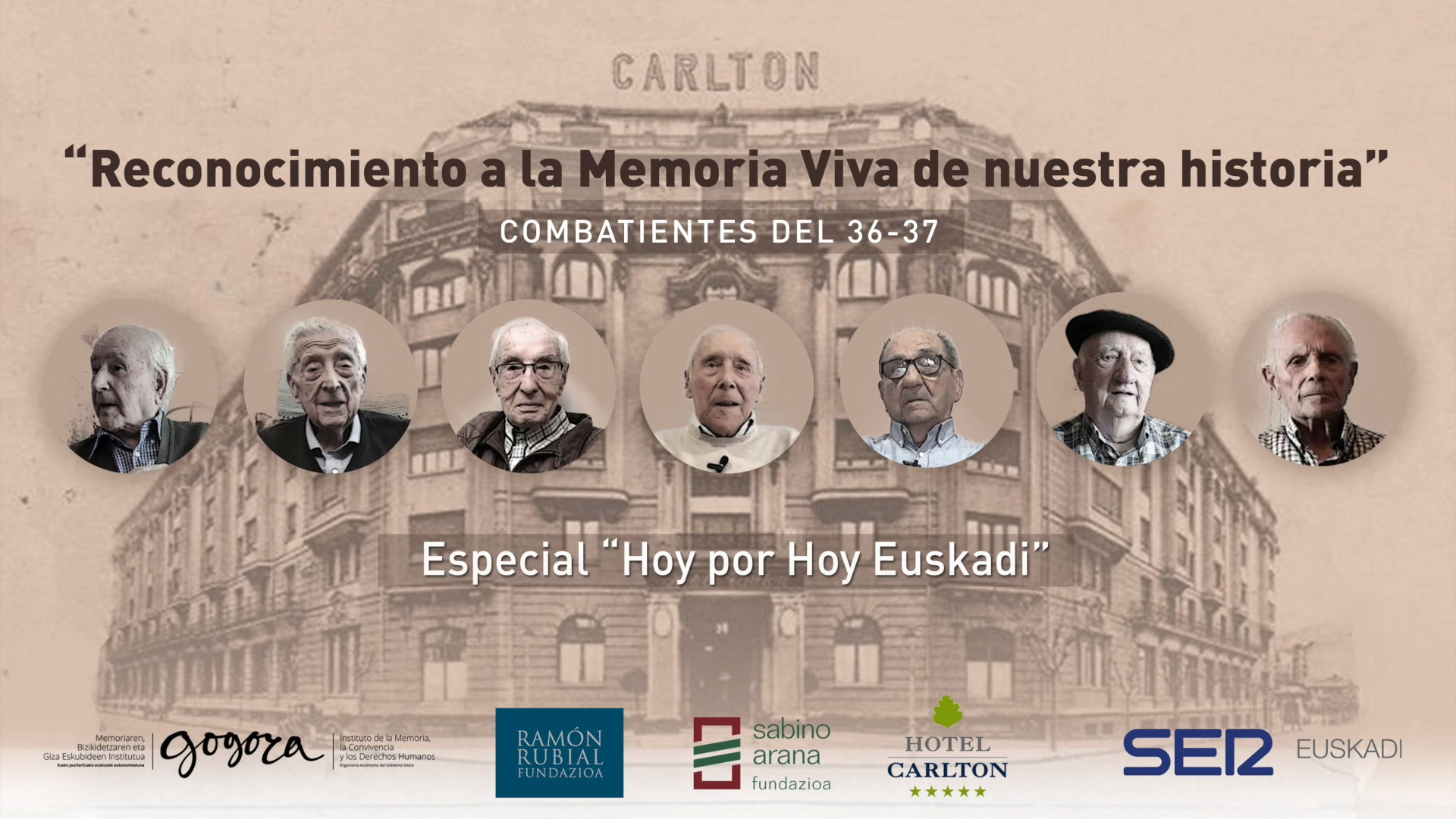 Reconocimiento a la memoria viva de nuestra historia. Combatientes del 36-37 (mini documental)